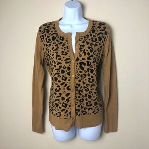Merona Leopard print cardigan